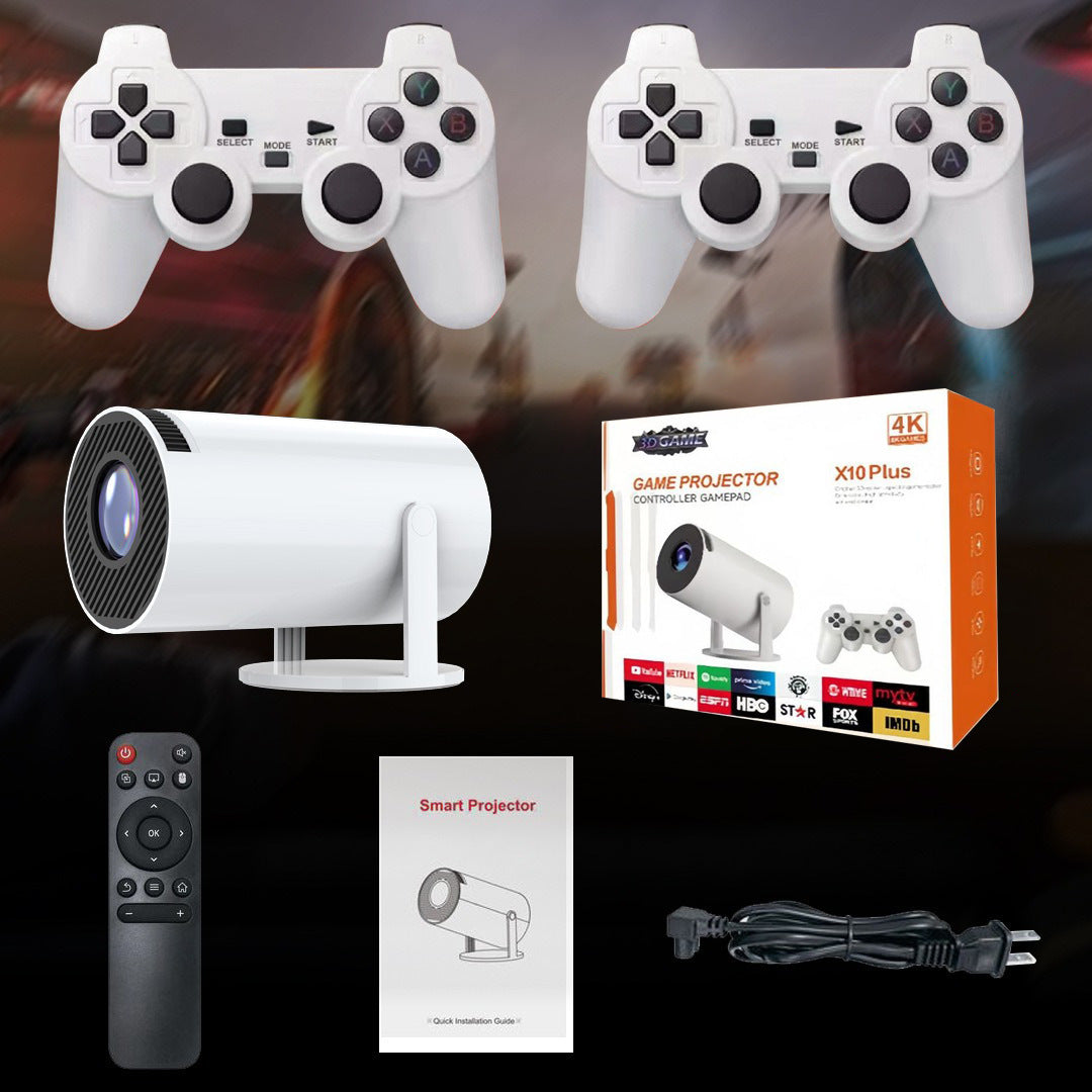 Barrel X10 PLUS Portable HD Projector with Gamepad