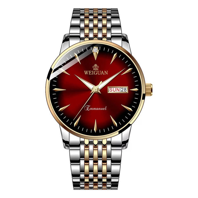 WEIGUAN Automatic Watch – Luminous & Water-Resistant