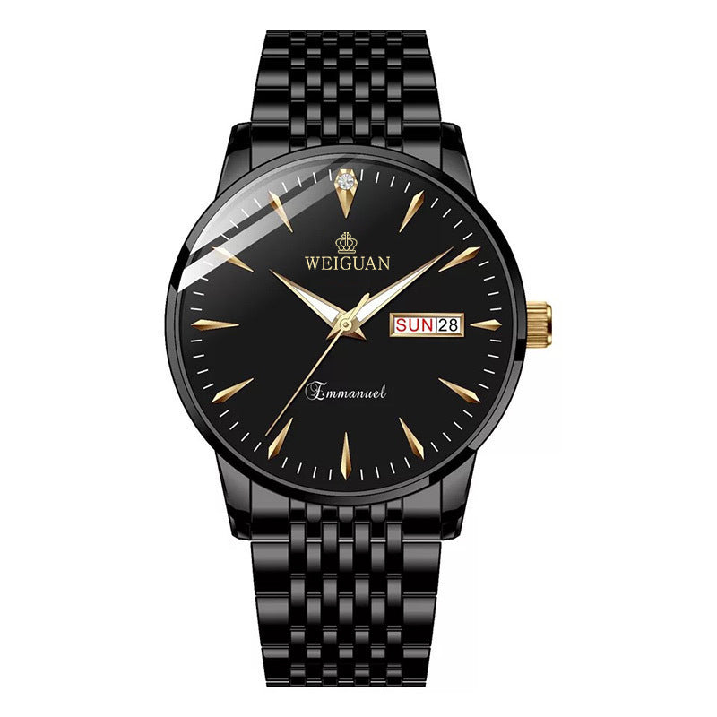 WEIGUAN Automatic Watch – Luminous & Water-Resistant