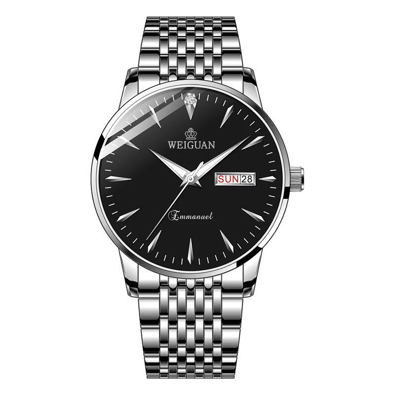 WEIGUAN Automatic Watch – Luminous & Water-Resistant