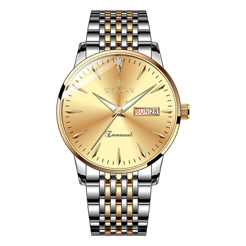 WEIGUAN Automatic Watch – Luminous & Water-Resistant