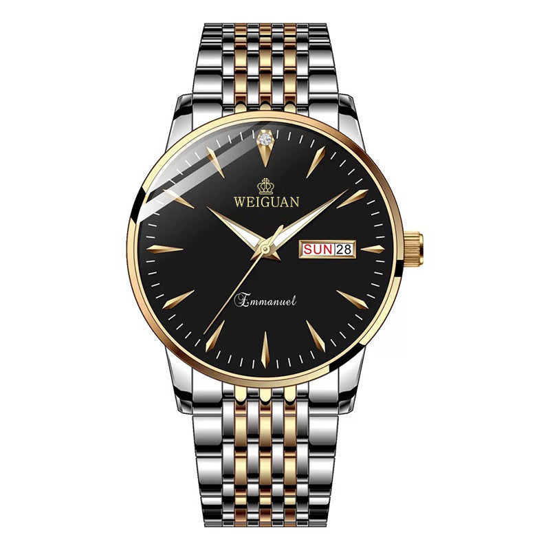 WEIGUAN Automatic Watch – Luminous & Water-Resistant